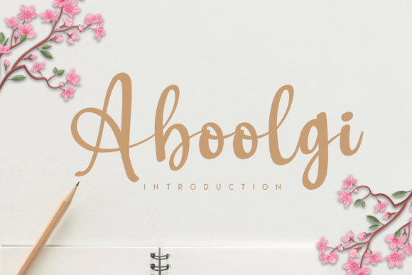Aboolgi: A Flowing Handwritten Font