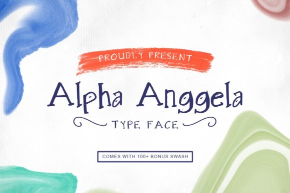 Alpha Anggela Font for Editorial Design and Creative Typography