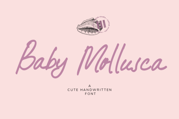 Baby Mollusca: A Handwritten Typeface That Elevates Creative Projects