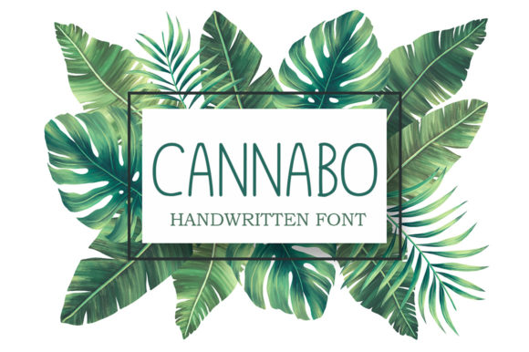 Cannabo Font for Handmade Creations and Design Projects