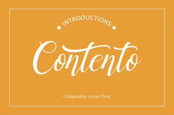 Contento Font for Creative Campaigns