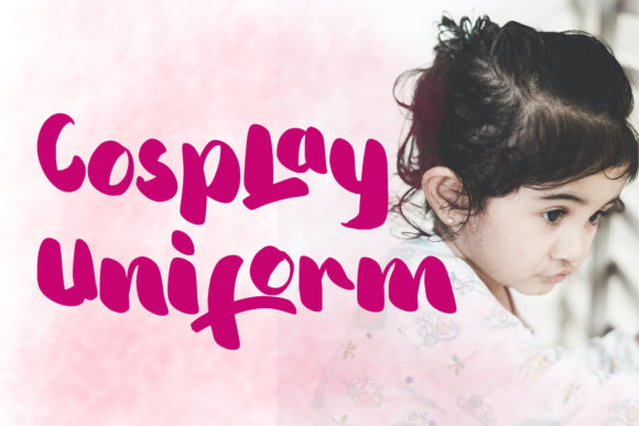Cosplay Uniform Font: A Handwritten Typeface for Business Branding