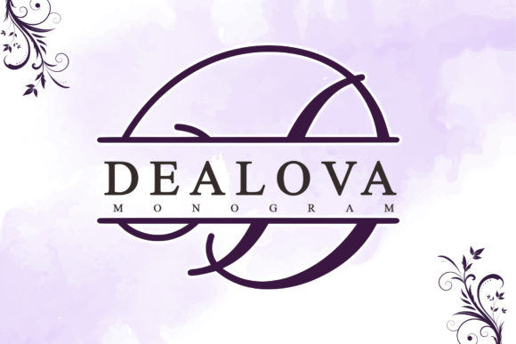 Dealova Monogram Font: A Modern Script for Editorial Elegance