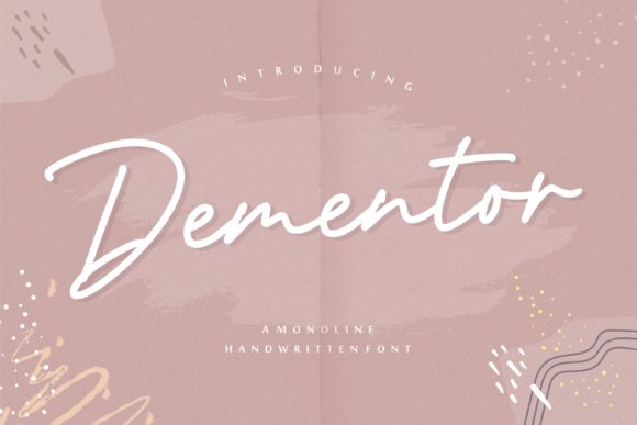 Dementor Font for Creative Makers