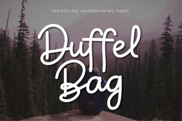 Duffel Bag Font: A Modern Script for Editorial Design