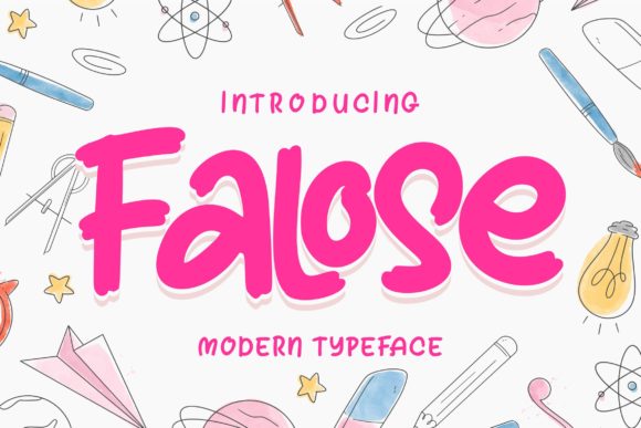 Falose Font for Modern Web Design and Creative Branding
