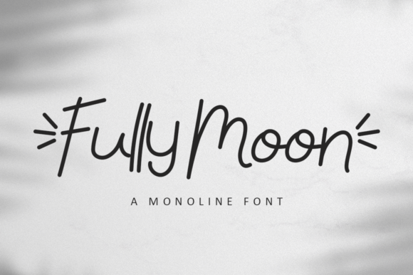 Fully Moon Font for Editorial Design and Creative Projects
