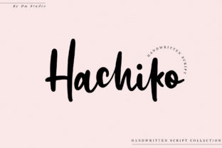Hachiko: A Handwritten Typeface for Editorial Delight