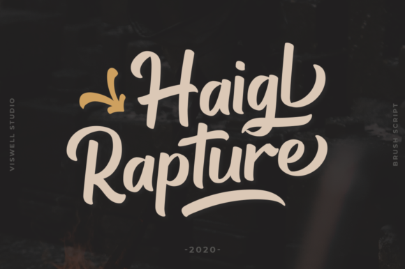 Haigl Rapture Font for Small Business Branding