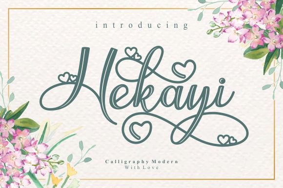 Hekayi: A Handwritten Font for Creative Projects