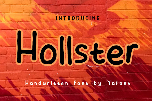 Hollster Font: A Handwritten Typeface for Memorable Branding