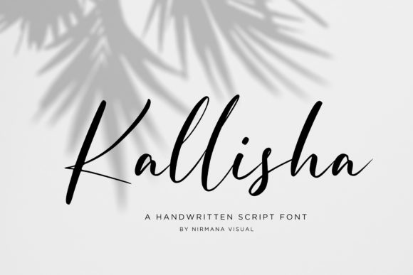 Kallisha Font: A Script Handwritten Typeface for Memorable Branding