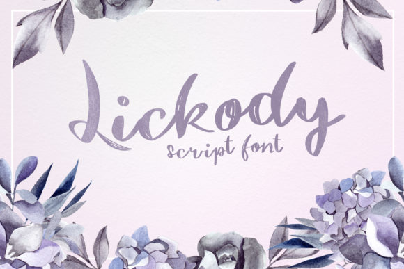 Lickody Font: Handwritten Elegance for Crafters