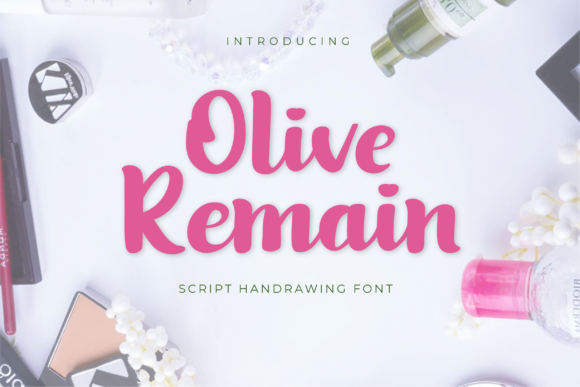 Olive Remain: A Bold Handwritten Font for Editorial Design