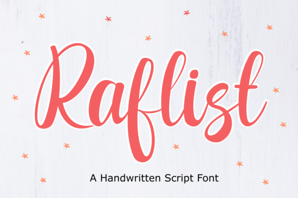 Raflist Font Review: A Script Handwritten Typeface That Feels Classy and Fresh
