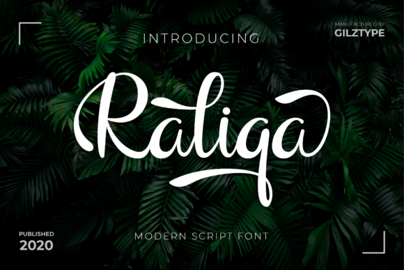 Raliqa: A Handwritten Font for Editorial Design and Creative Publishing