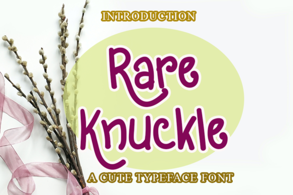 Rare Knuckle: A Playful Font for Creative Projects