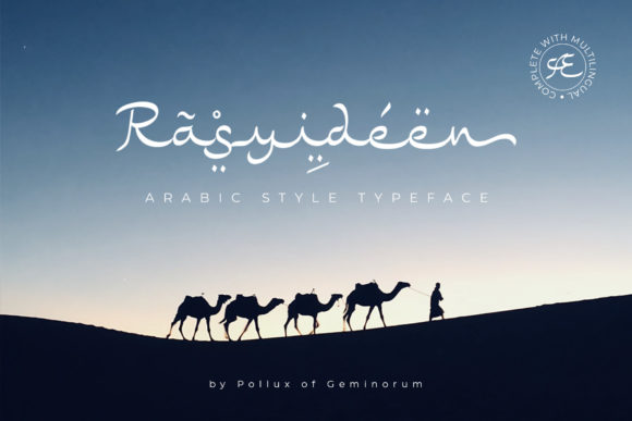 Rasyideen Font for Creative Design Projects