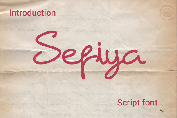 Sefiya Font: A Handwritten Touch for Your Brand