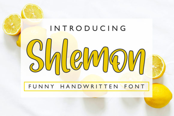 Shlemon Font: A Handwritten Typeface for Memorable Branding