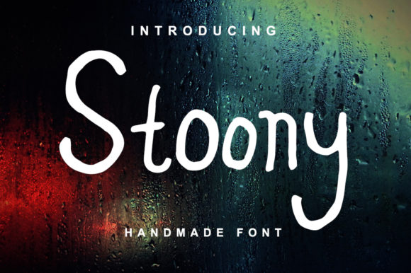Stoony Font: Handwritten Elegance