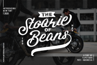 Stoorie Beans: A Script Font That Elevates Your Brand Story