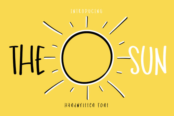 The Sun Handwritten Font for Creative Projects