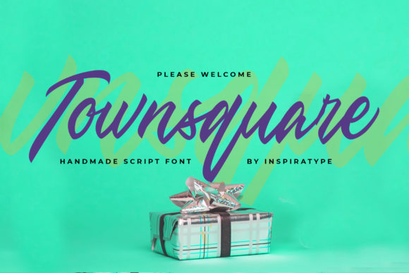 Townsquare Font: A Beautiful Handwritten Typeface for Crafters