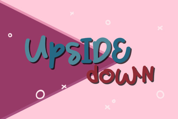 Upside Down: A Versatile Handwritten Script Font