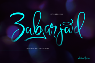 Zabarjad: A Luxurious Script Font for Editorial Design